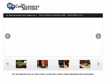 Tablet Screenshot of consignmentsolution.com